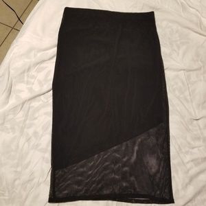 INC black skirt